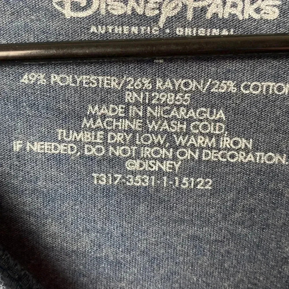 DISNEY PATRIOTIC MICKEY MOUSE T SHIRT SIZE LARGE MAP OF UNITED STATES BLUE - Picture 9 of 10